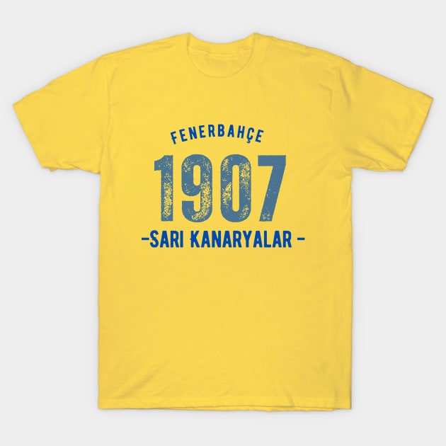 Fenerbahce 1907 T-Shirt by Providentfoot